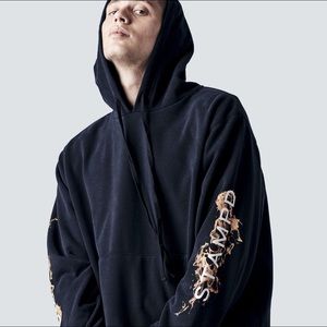 Stampd LA Fuego Hoodie Black Champion XL